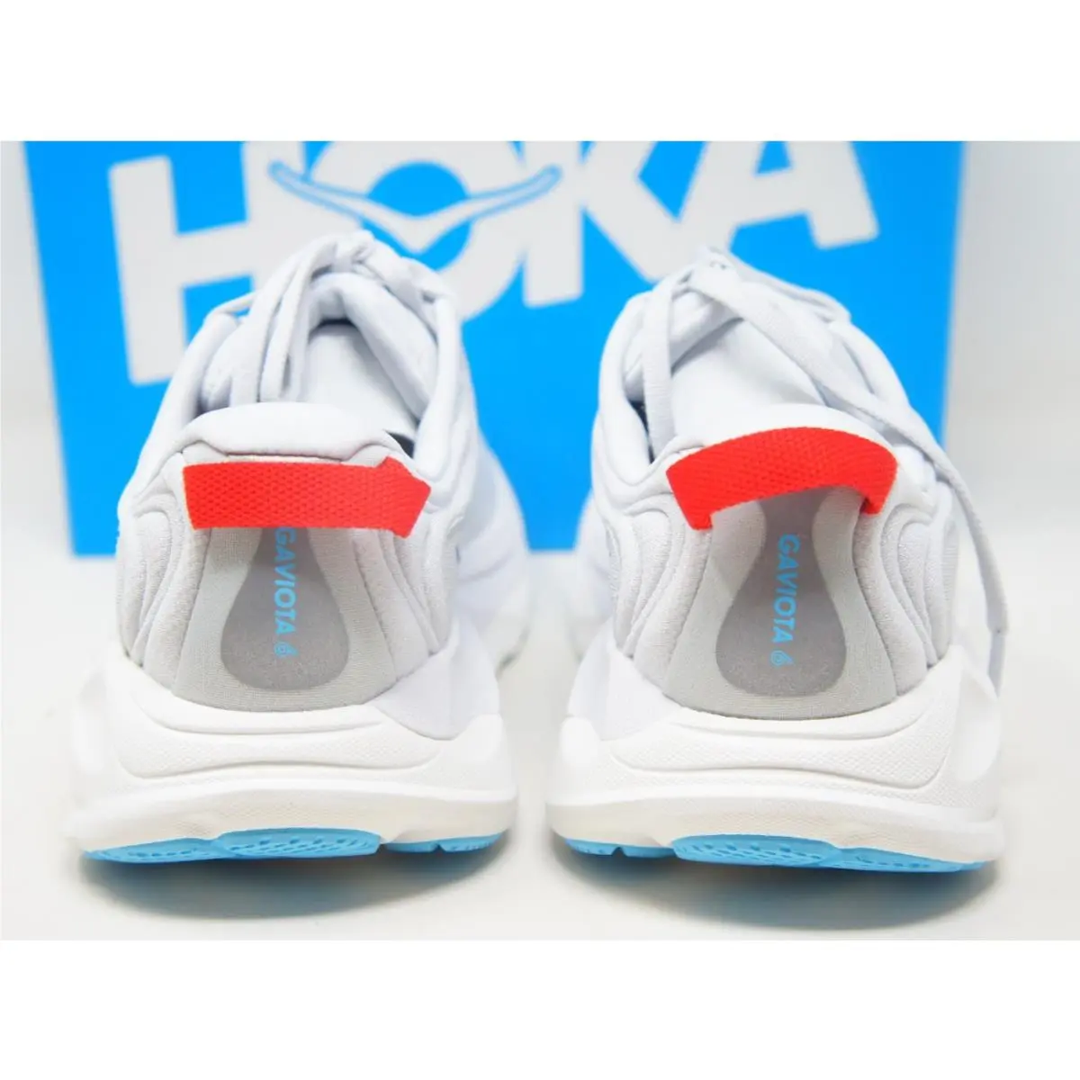 Hoka shoes - Gaviota 6 - Gaviota - GRDS - White and Light Blue (UPC: 198605583148) 2
