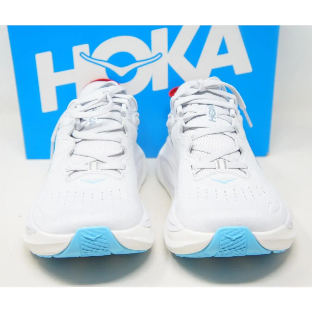 Hoka shoes - Gaviota 6 - Gaviota - GRDS - White and Light Blue (UPC: 198605583148) 3