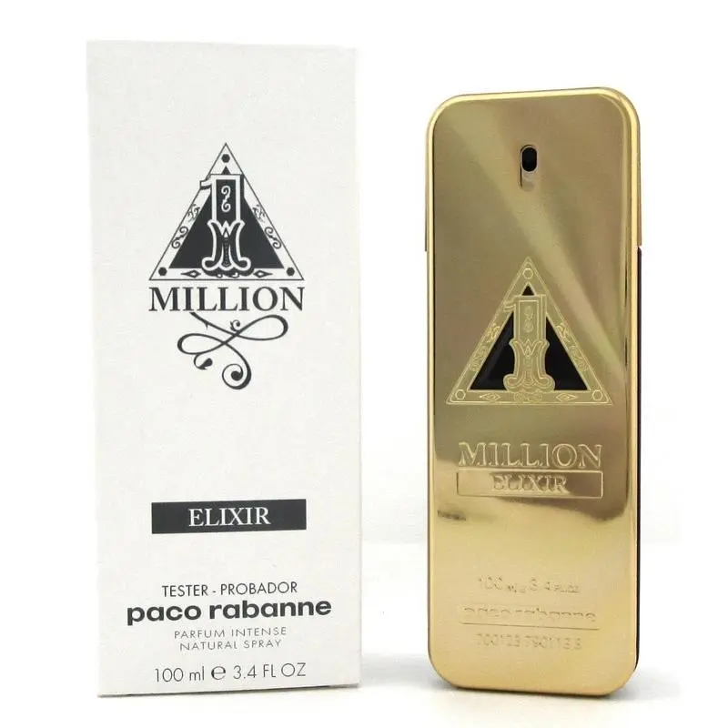 Men`s One Million Elixir Intense Edp Spray 3.38 oz Tester by Paco Rabanne