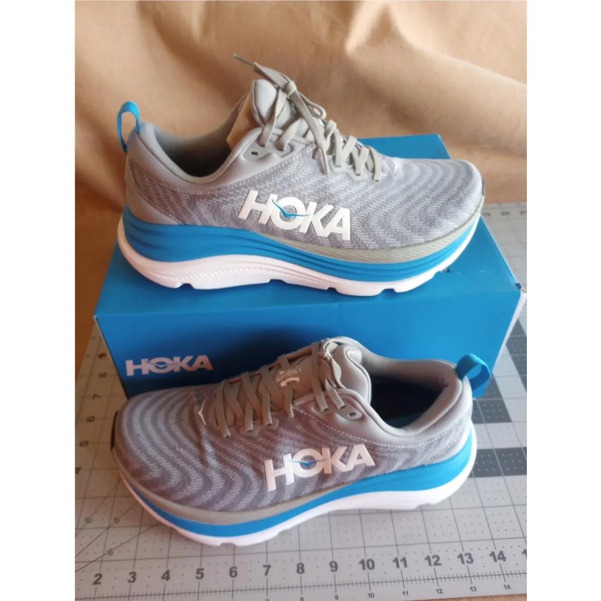 Hoka shoes - Hoka One One Gaviota 5 - Blue gray white 0