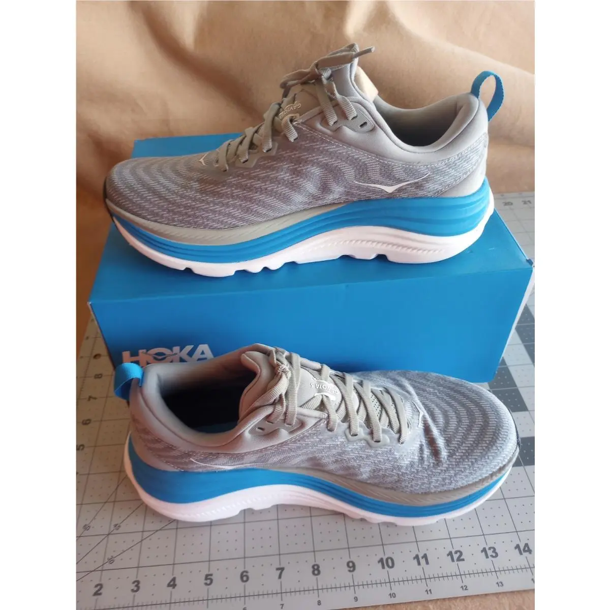 Hoka shoes - Hoka One One Gaviota 5 - Blue gray white 1