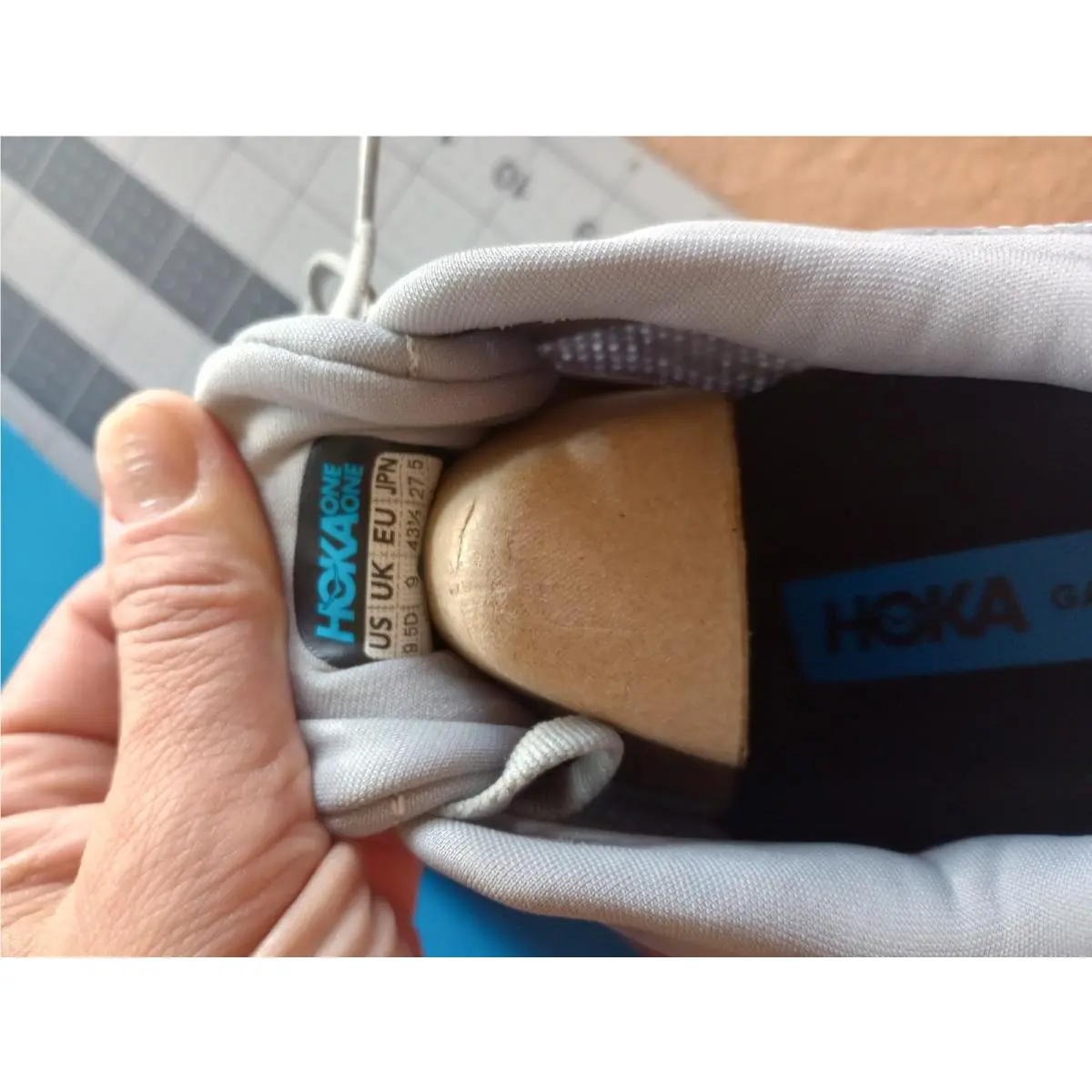 Hoka shoes - Hoka One One Gaviota 5 - Blue gray white 2