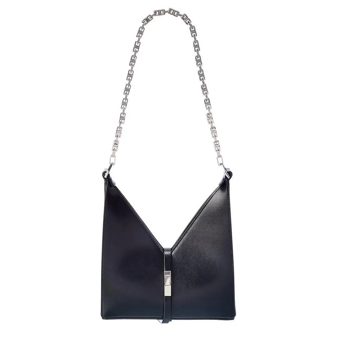 Givenchy Cut Out Mini Leather Crossbody Women`s Black
