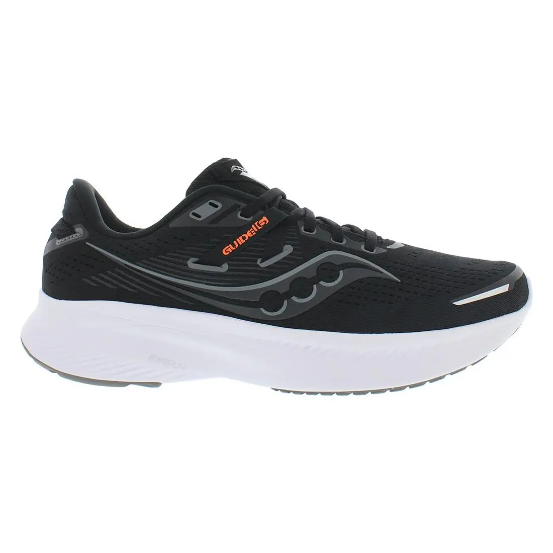 Saucony Guide 16 Mens Shoes Size 9.5 Color: Black/white