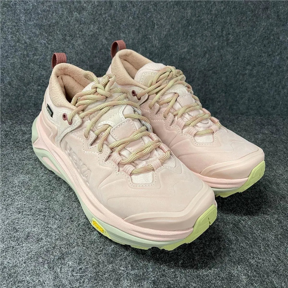 Hoka Kaha 3 Low Gtx Hiking Shoes Women`s Size US 8 B Rose Latte