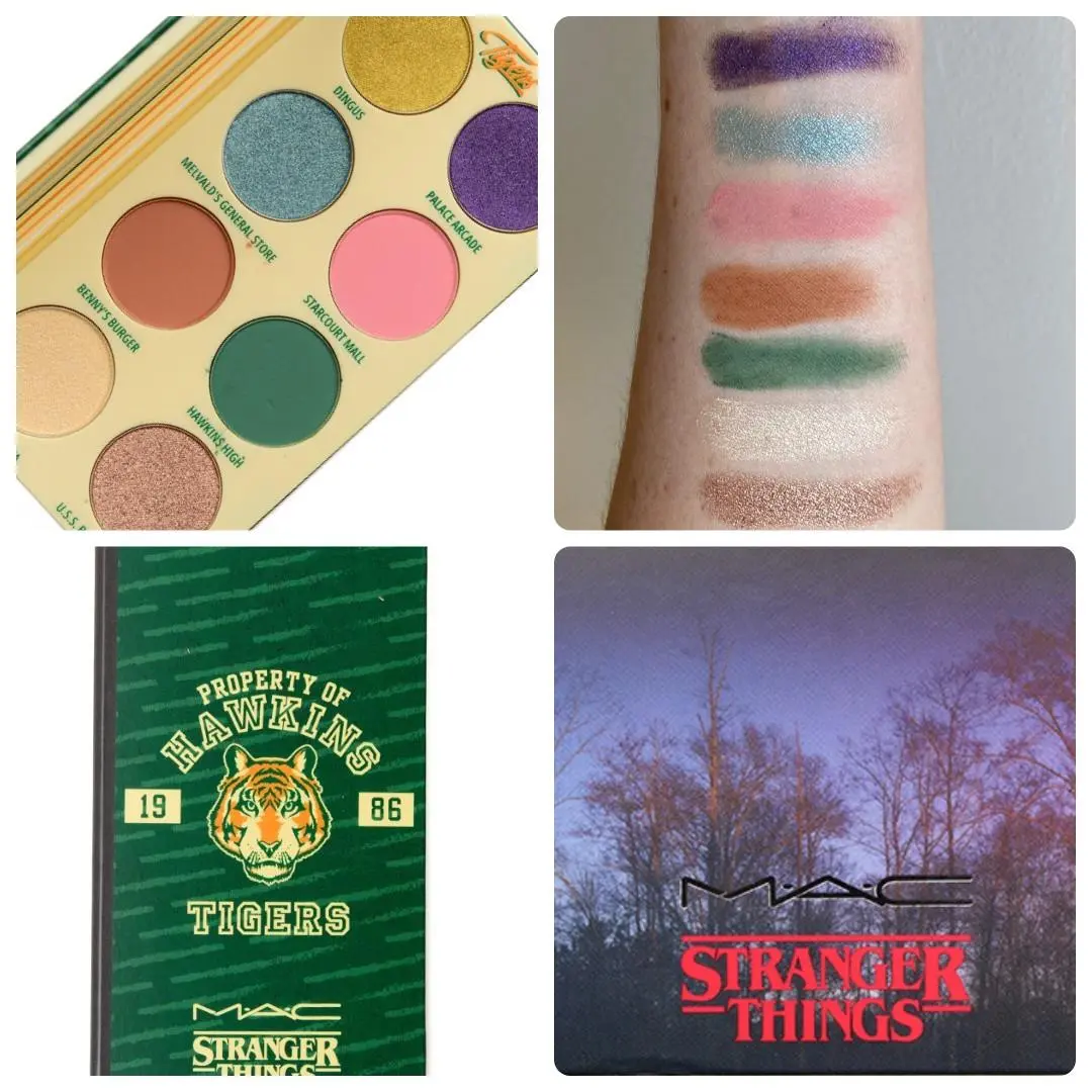 Mac X Stranger Things Eye Shadow Palette Hawkins Class of 1986