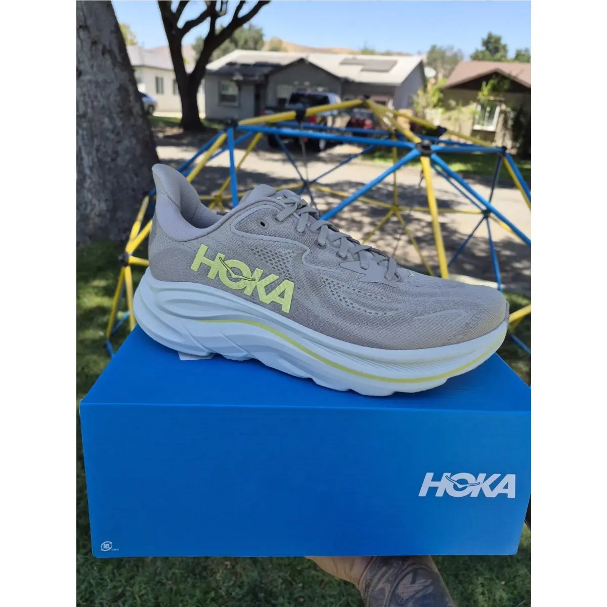 Hoka shoes - Hoka Clifton - Clifton - Beige 1