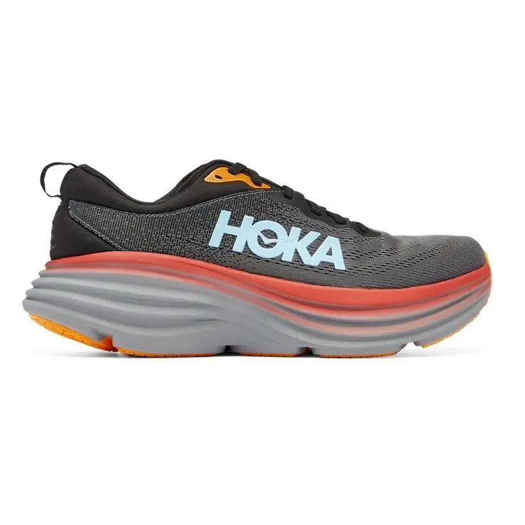 Hoka Men Bondi 8 - Anthracite/castlerock Size 15D