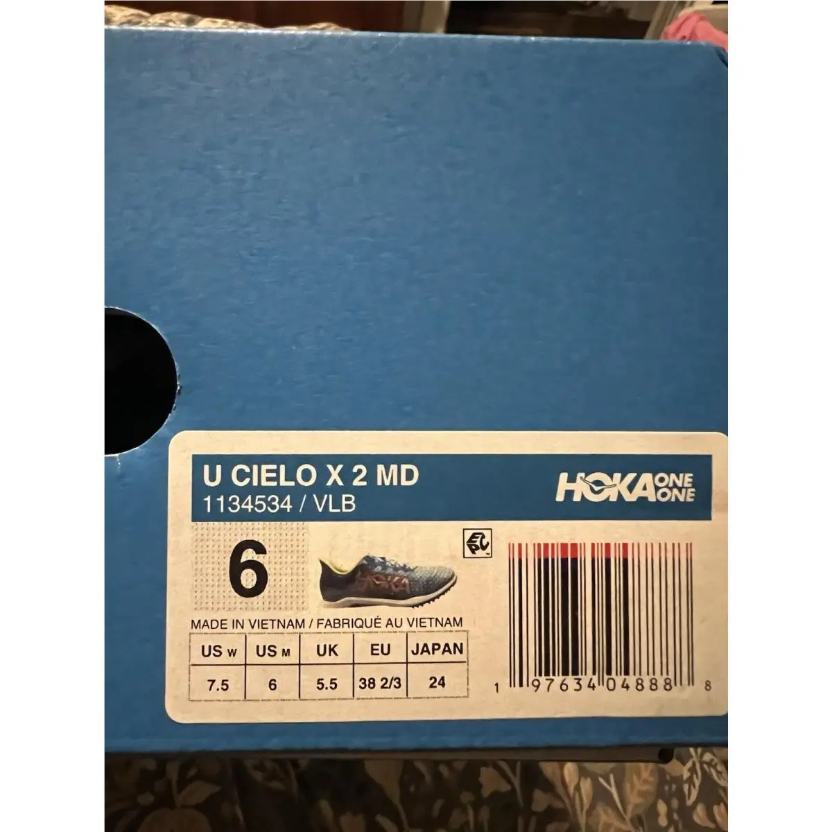 Hoka shoes - Hoka One One Cielo X - Blue 7