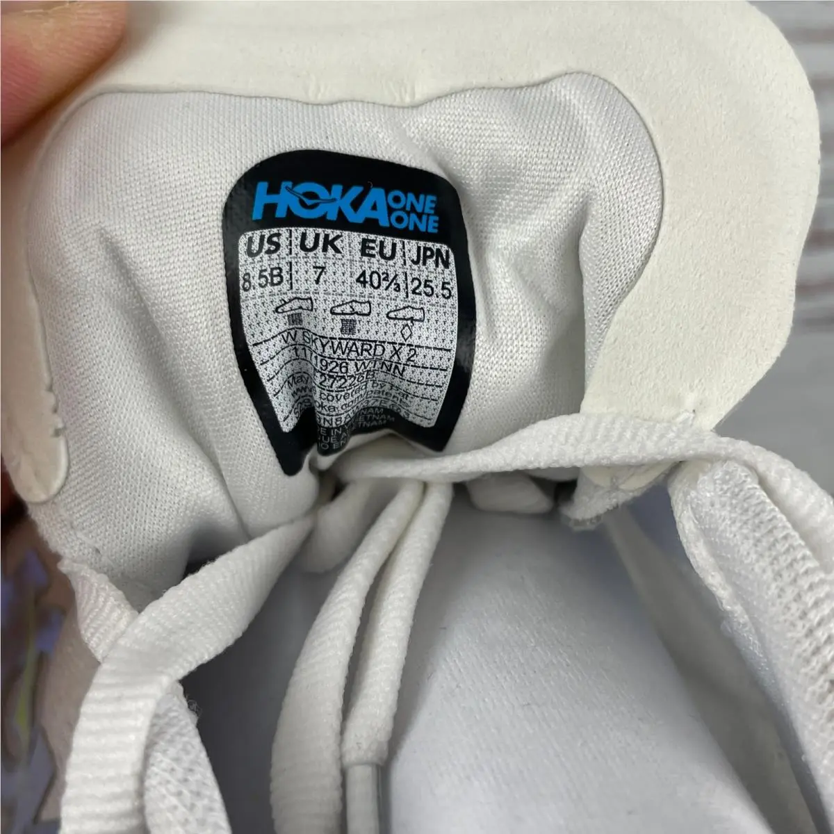 Hoka shoes - Hoka Skyward X 2 - Skyward - 1171925-WTNN - White (UPC: 198605520082) 6