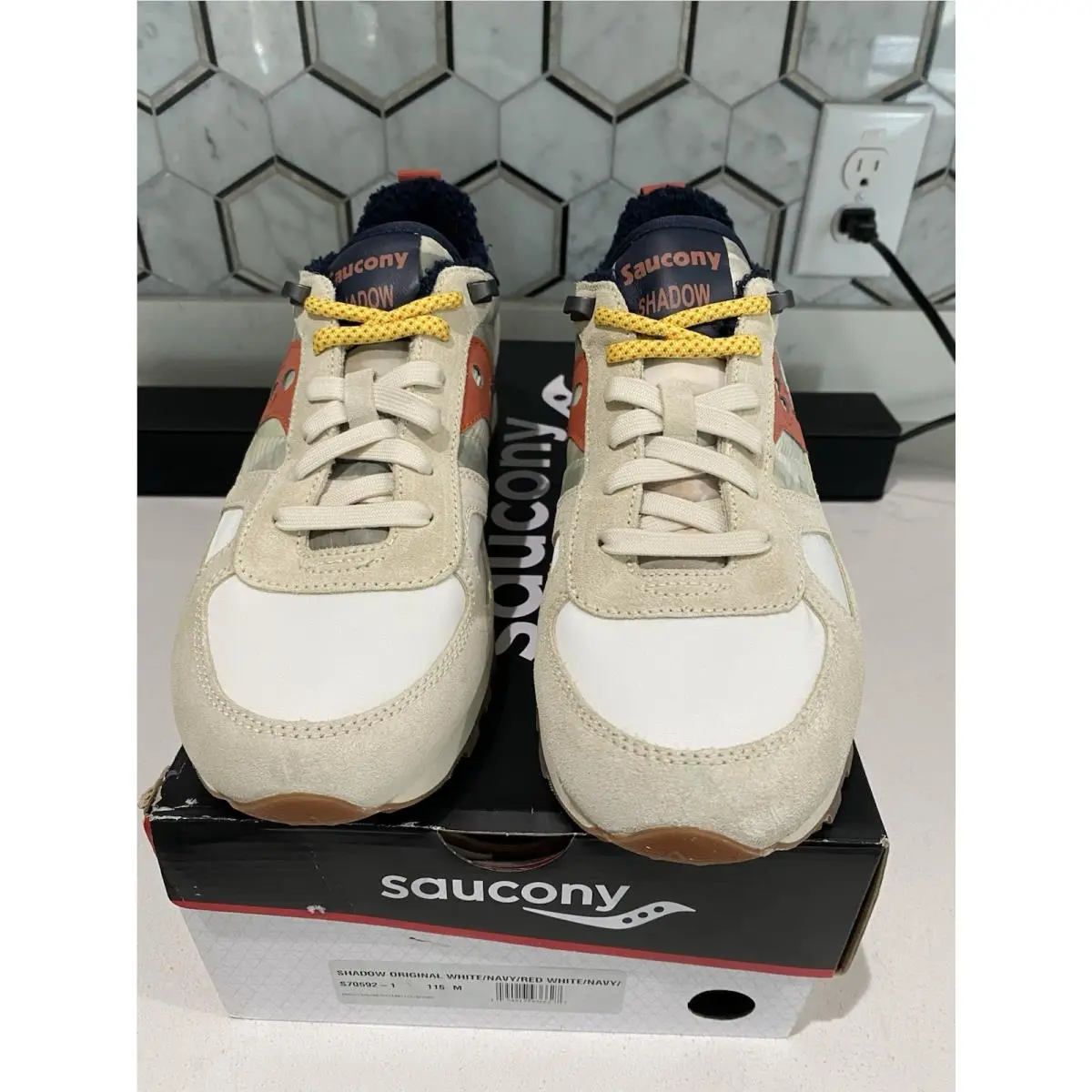 Saucony shoes - Saucony Shadow Original - Shadow Original - White/Navy/Red/Multi 0