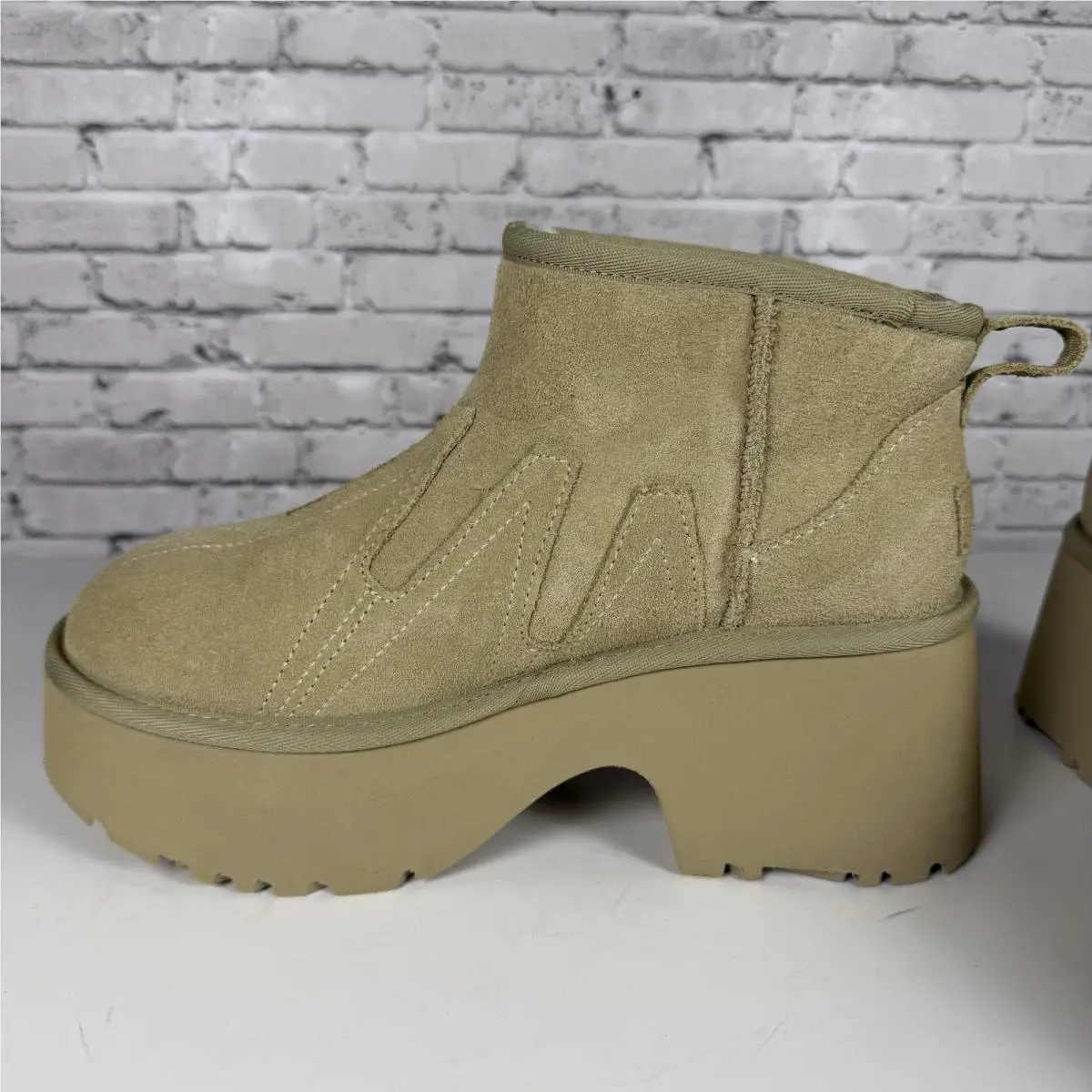 UGG shoes - Ultra Mini New Heights - Ultra Mini New Heights - Mustard Seed (UPC: 197634810393) 0