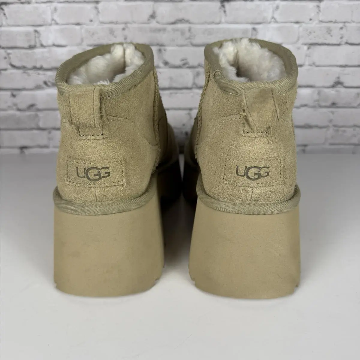 UGG shoes - Ultra Mini New Heights - Ultra Mini New Heights - Mustard Seed (UPC: 197634810393) 3