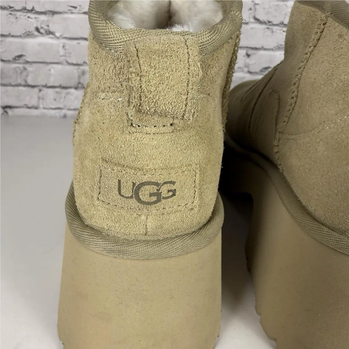 UGG shoes - Ultra Mini New Heights - Ultra Mini New Heights - Mustard Seed (UPC: 197634810393) 4
