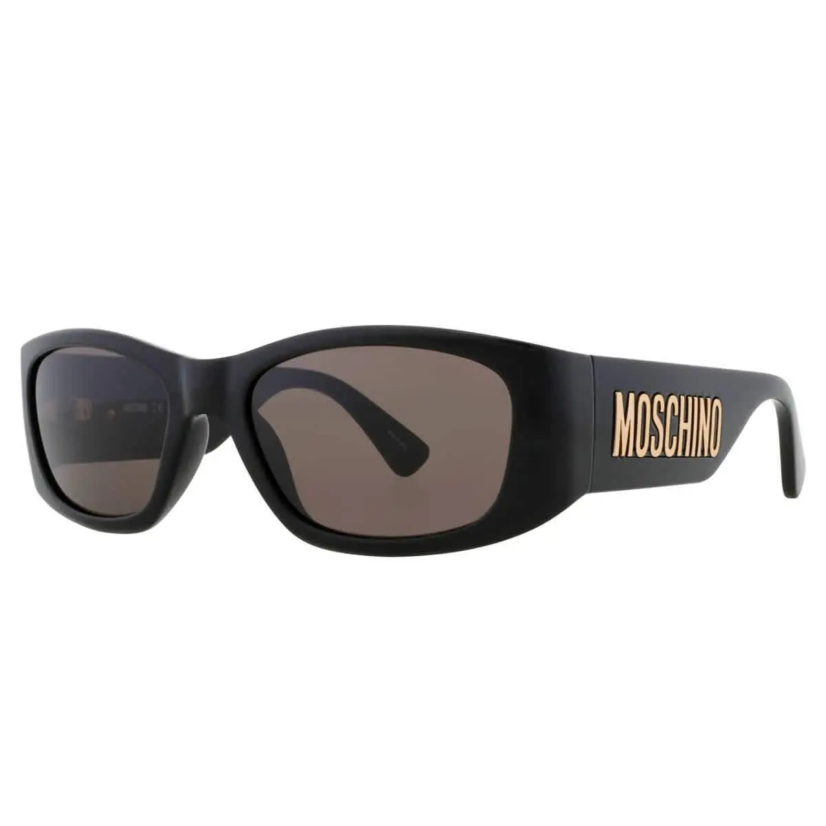 Moschino Grey Oval Ladies Sunglasses MOS145/S 0807/IR 55 MOS145/S 0807/IR 55