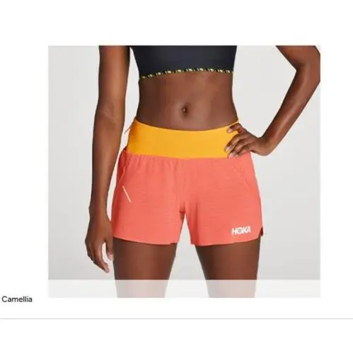 Hoka Women`s Glide 4 Short - Size: Women S - Camellia