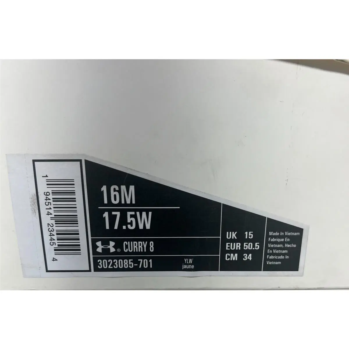 Under Armour shoes - Under Armour Curry Flow 8 - 3023085-701 - Yellow 6