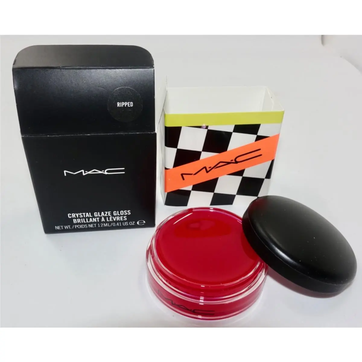 Mac Crystal Glaze Gloss Lips -ripped- 0.41 FL OZ Vintage
