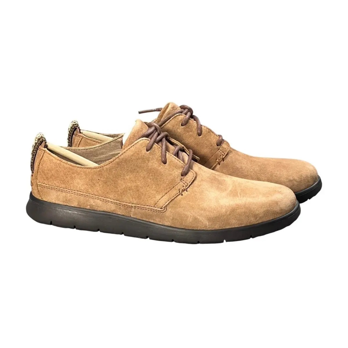 Ugg Australia Bowmore Chestnut Suede Lace Up Oxford Shoes 1006692 Mens 8