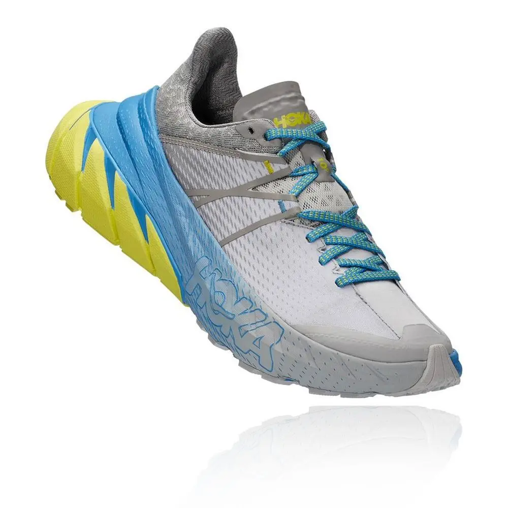 Hoka One One One Tennine Unisex Grey Running Shoes Size 8