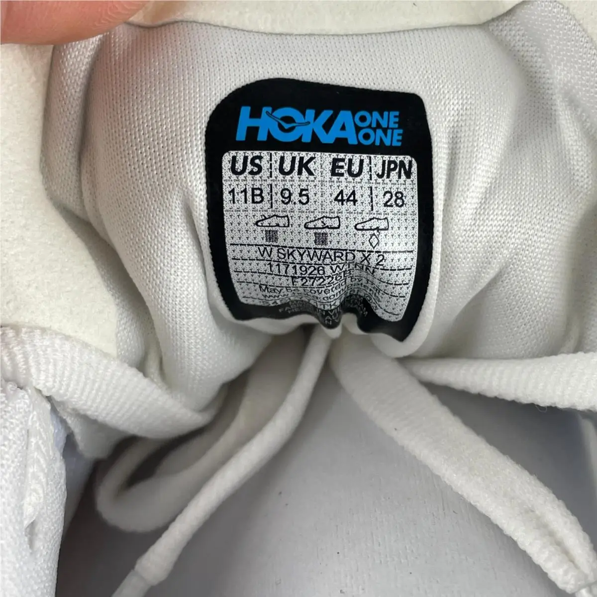 Hoka shoes - Hoka Skyward X 2 - Skyward - White (UPC: 198605519987) 7