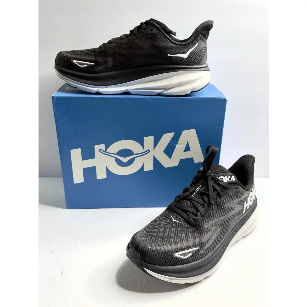 Hoka shoes - Hoka One One HOKA Clifton 9 - 1127896-BWHT - Black 4