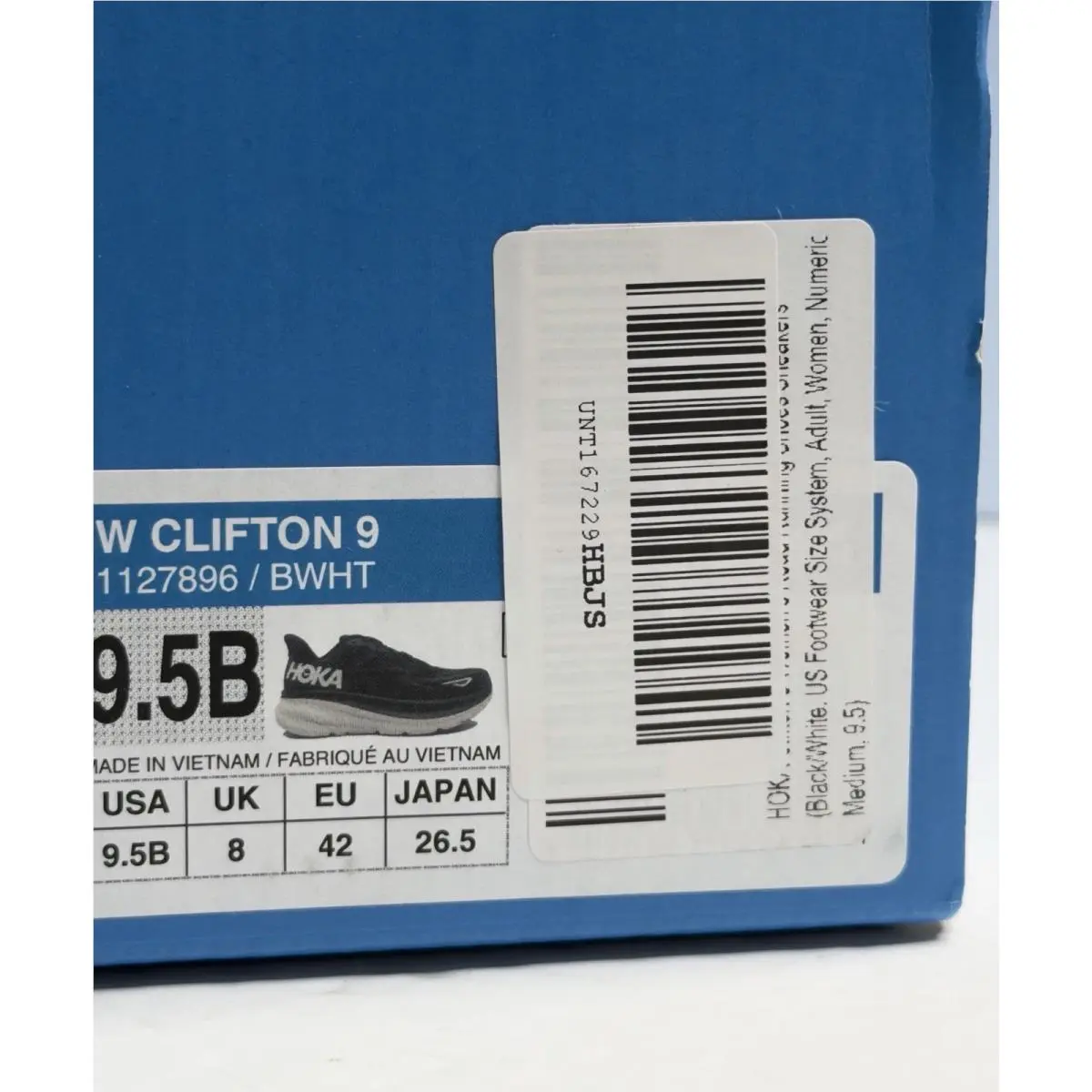 Hoka shoes - Hoka One One HOKA Clifton 9 - 1127896-BWHT - Black 6