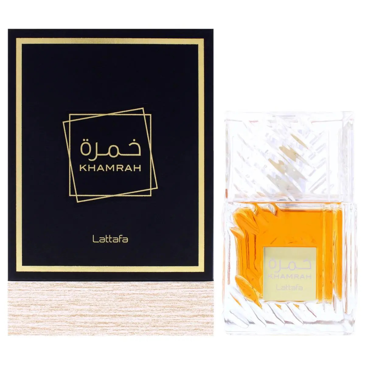 Khamrah 3.4 oz Edp Spray Unisex Sweet Vanilla Amber by Lattafa