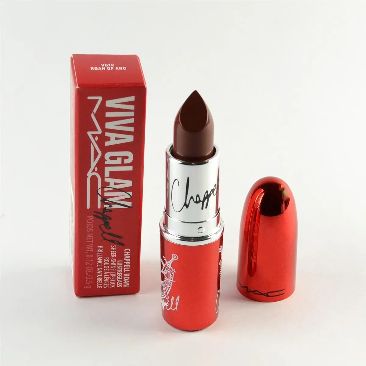 Mac Viva Glam Chappell Roan Lustreglass Lipstick VG12 Roan OF Arc - Size 0.12 Oz
