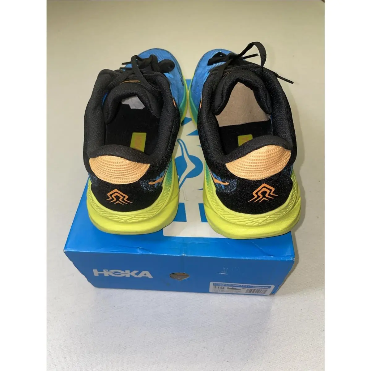 Hoka shoes - Hoka One One Challenger ATR 7 - 1134497-DBEPR - Deep Blue: Neon Yellow 4