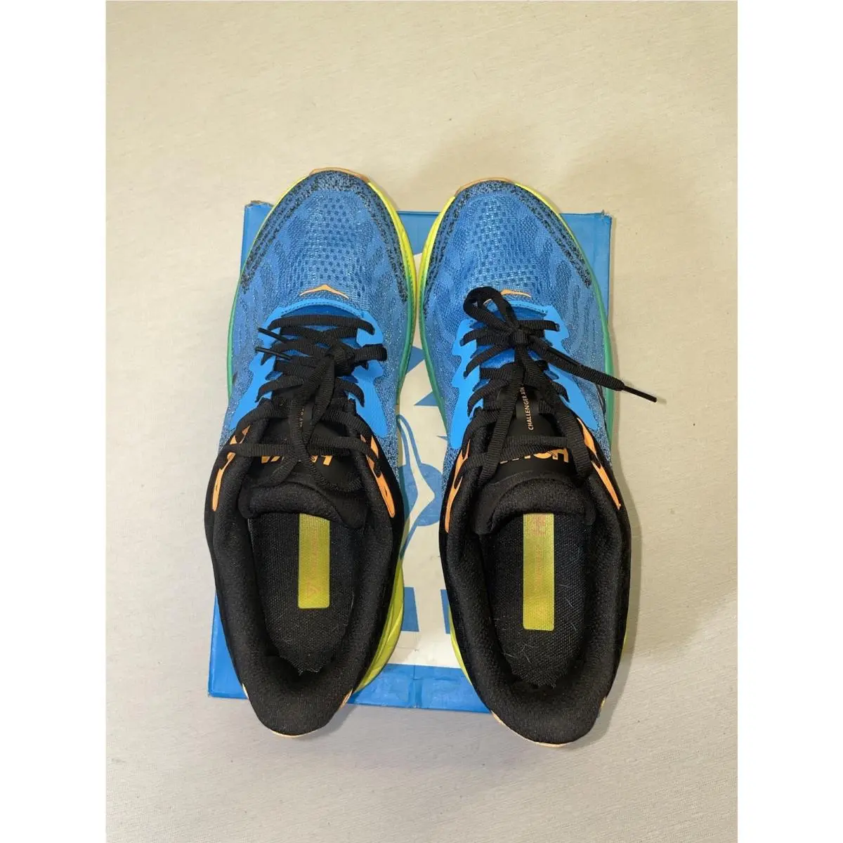 Hoka shoes - Hoka One One Challenger ATR 7 - 1134497-DBEPR - Deep Blue: Neon Yellow 5
