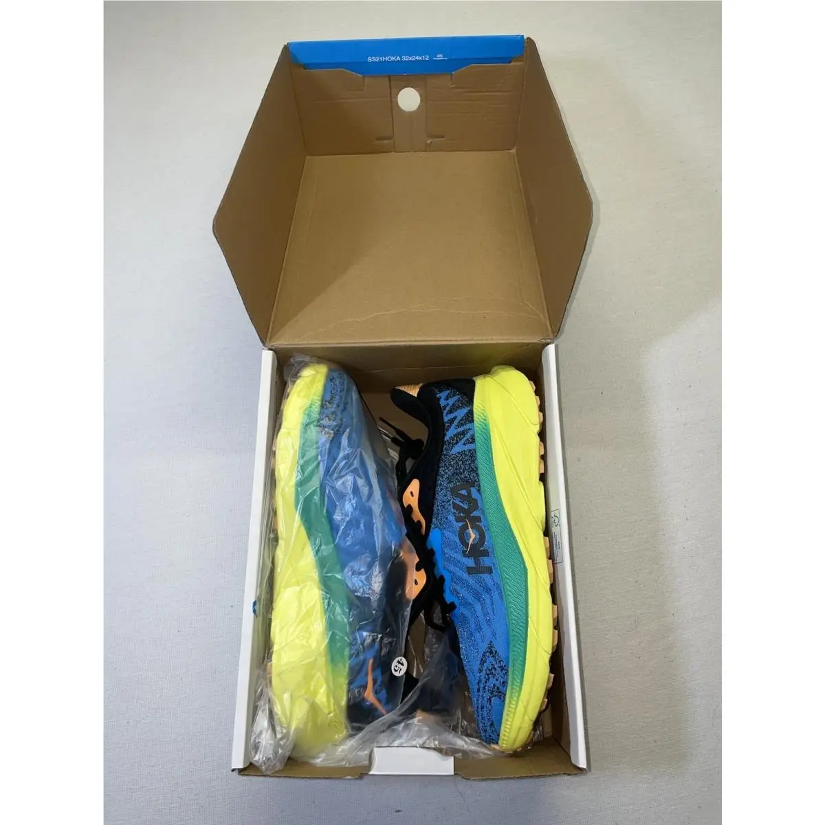 Hoka shoes - Hoka One One Challenger ATR 7 - 1134497-DBEPR - Deep Blue: Neon Yellow 7