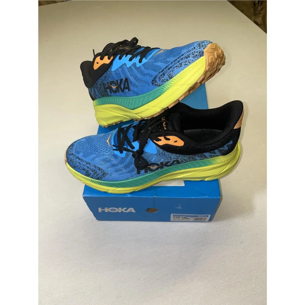 Hoka Challenger Atr 7 1134497-DBEPR Men Running Shoes Size 11 D Multicolor