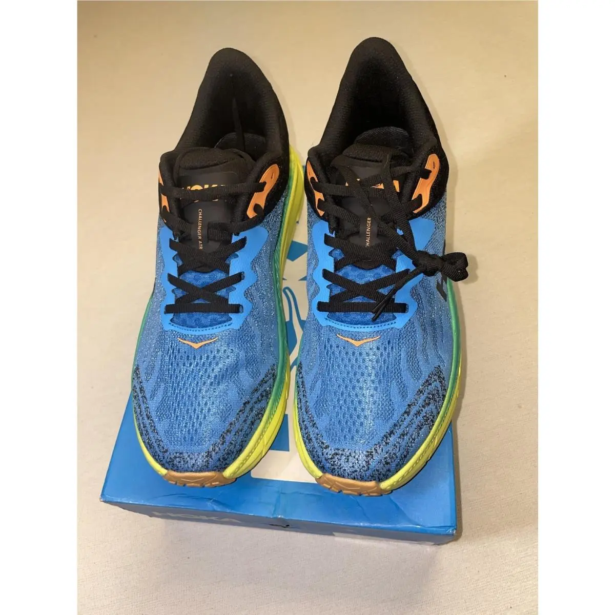 Hoka shoes - Hoka One One Challenger ATR 7 - 1134497-DBEPR - Deep Blue: Neon Yellow 1