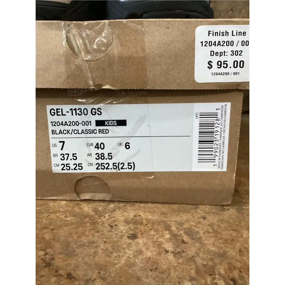Asics shoes - GEL-1130 GS - Black 6