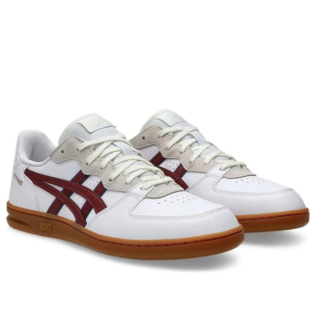 Asics Skyhand OG White Brisket Red 1203A451-105 Shoes Women`s 9.5 Size Men`s 8