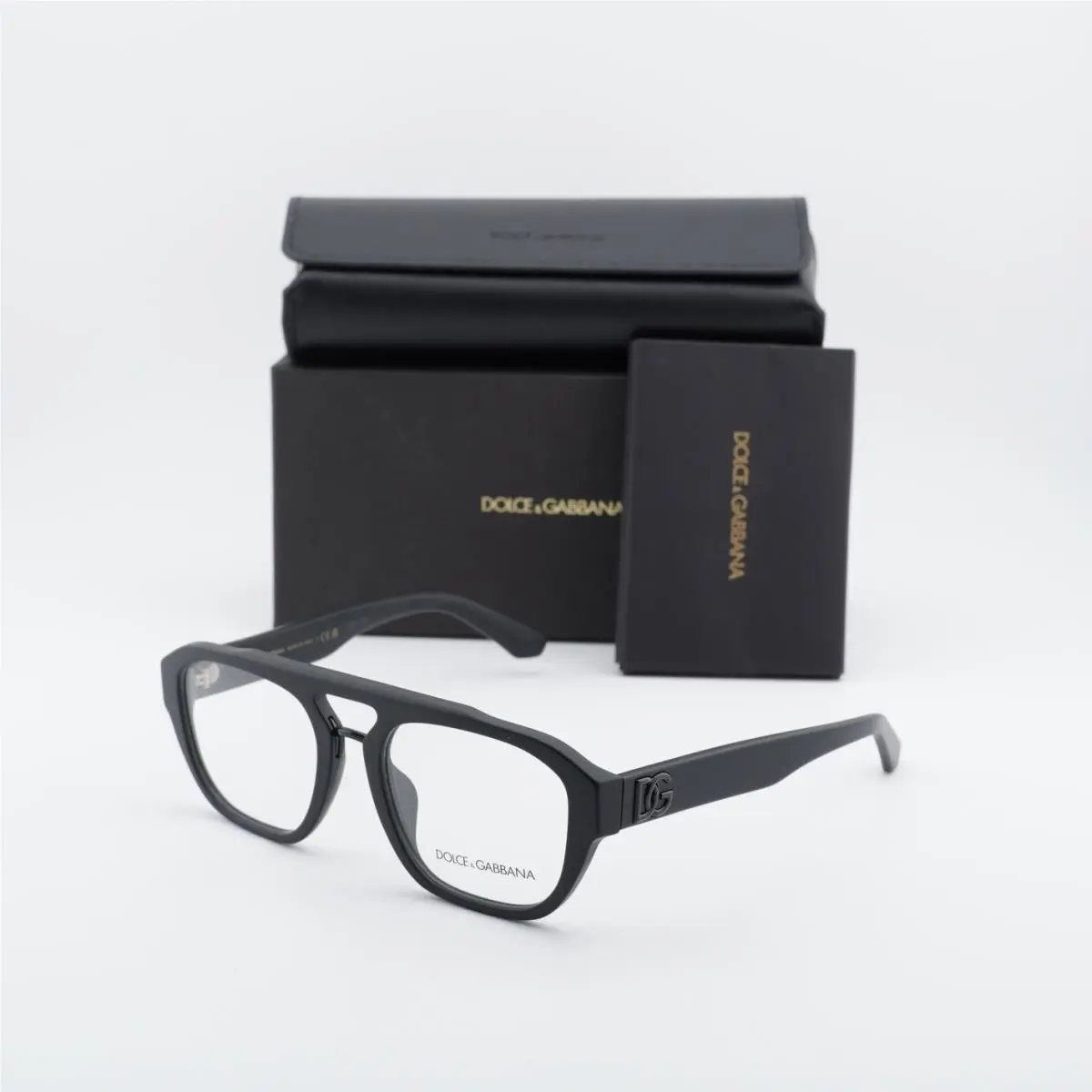 Dolce Gabbana DG3415 2525 Matte Black 55mm Eyeglasses