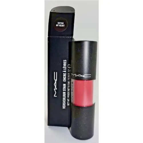 Mac Versicolour Lip Stain -tatoo MY Heart- 0.28oz Rare Deadstock