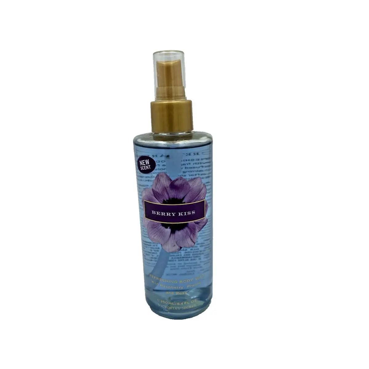 Nos Victoria`s Secret Berry Kiss Refreshing Body Mist Spray 8.4 oz