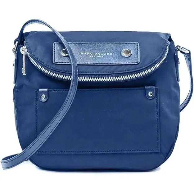 Marc Jacobs M0012909 Preppy Natasha Blue with Silver Hardware Womens Crossbody