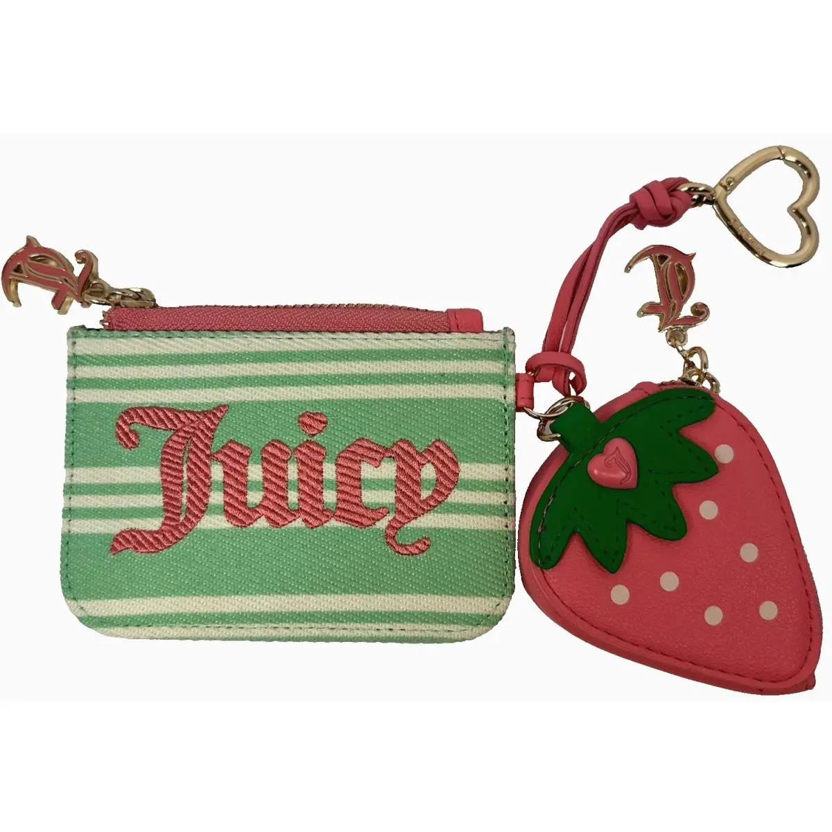 Juicy Couture Juicy Paradise Strawberry Wallet Card Holder Coin Purse