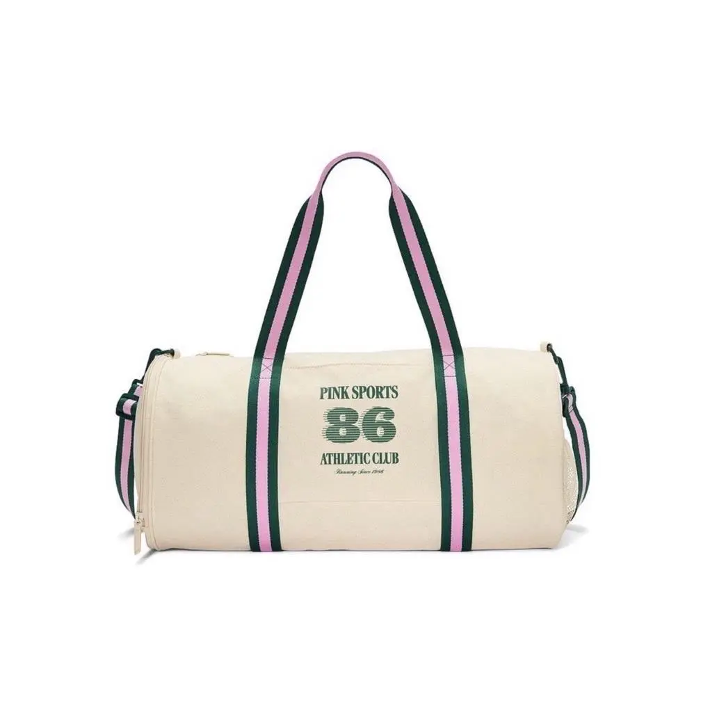 Victoria’s Secret Pink Sports 86 Athletic Club Canvas Dorm Duffle Bag 80’s by Victoria's Secret