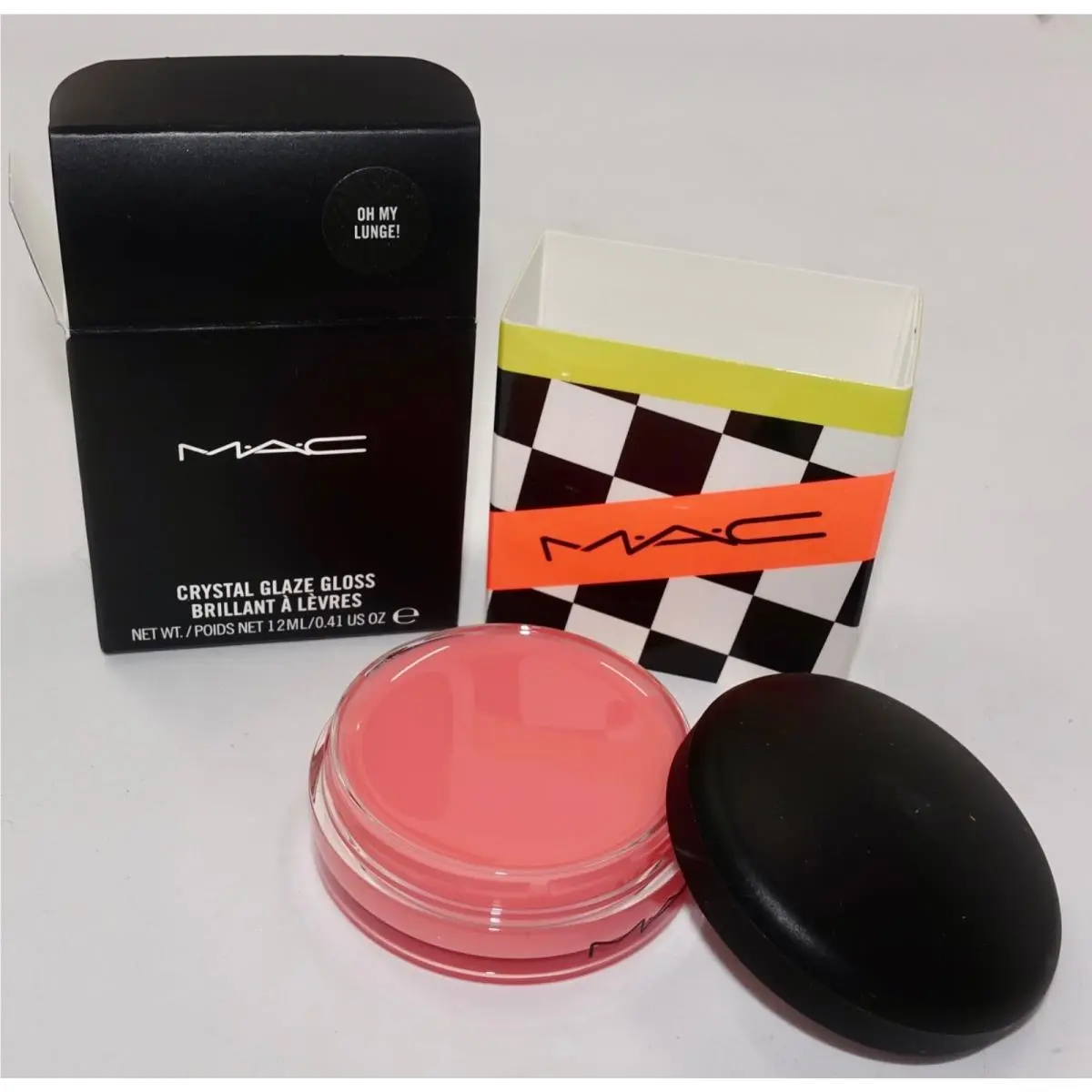 Mac Crystal Glaze Gloss Lips -oh My Lunge - 0.41 FL OZ Vintage