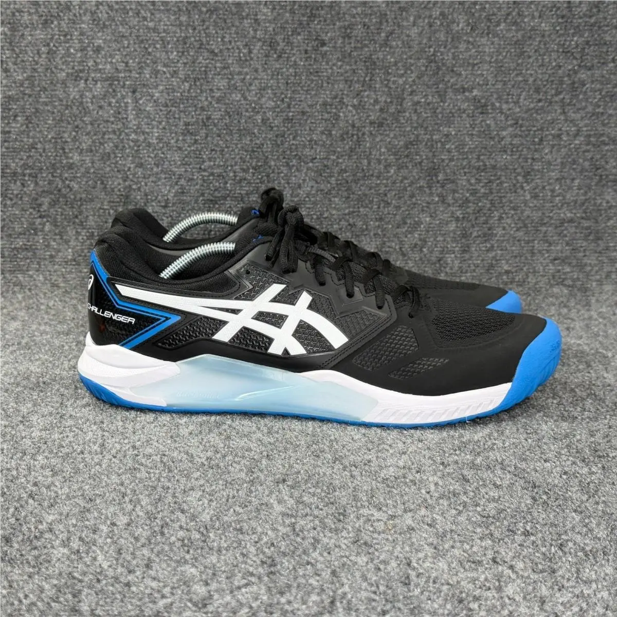 Asics Gel-challenger 13 Tennis Shoes Men`s 14 Black Blue Athletic Clay Court