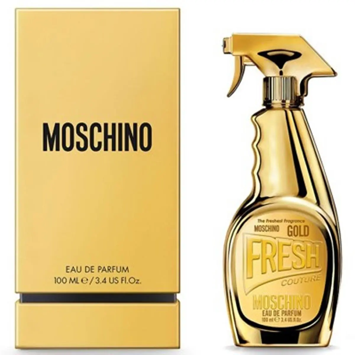 Moschino Fresh Gold Eau DE Parfum Spray For Women - 3.4 OZ/100 ML