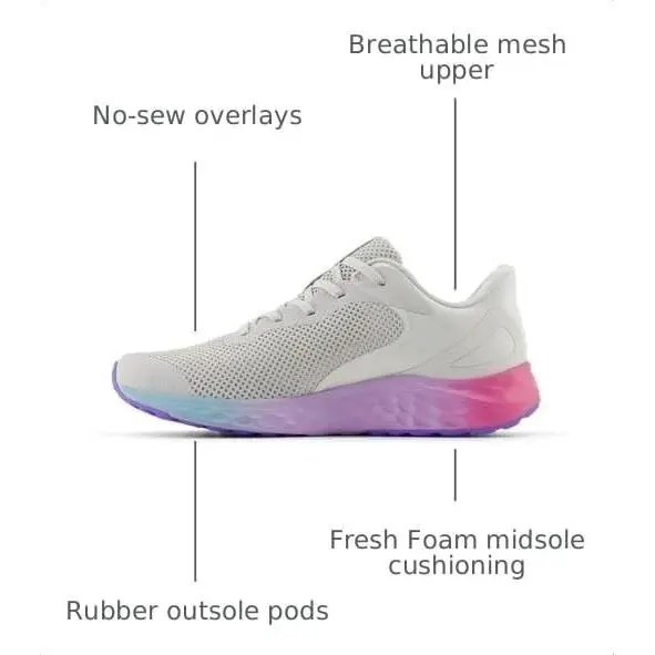 New Balance shoes - GPARIGR4 - GPARIGR4 - Grey Matter/Mid Century Pink/Lilac Glo (UPC: 197966477073) 1