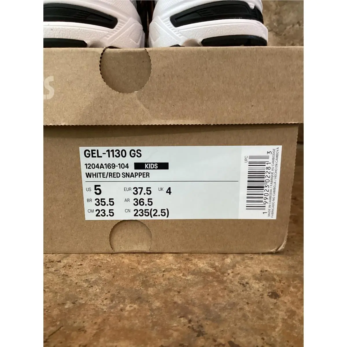 Asics shoes - GEL-1130 GS - Silver 5