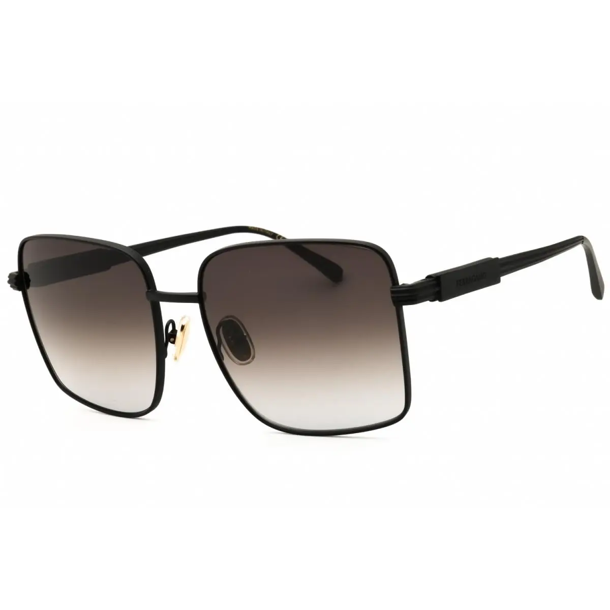 SF330S 002 Matte Black/grey Gradient 57-17-140 by Salvatore Ferragamo