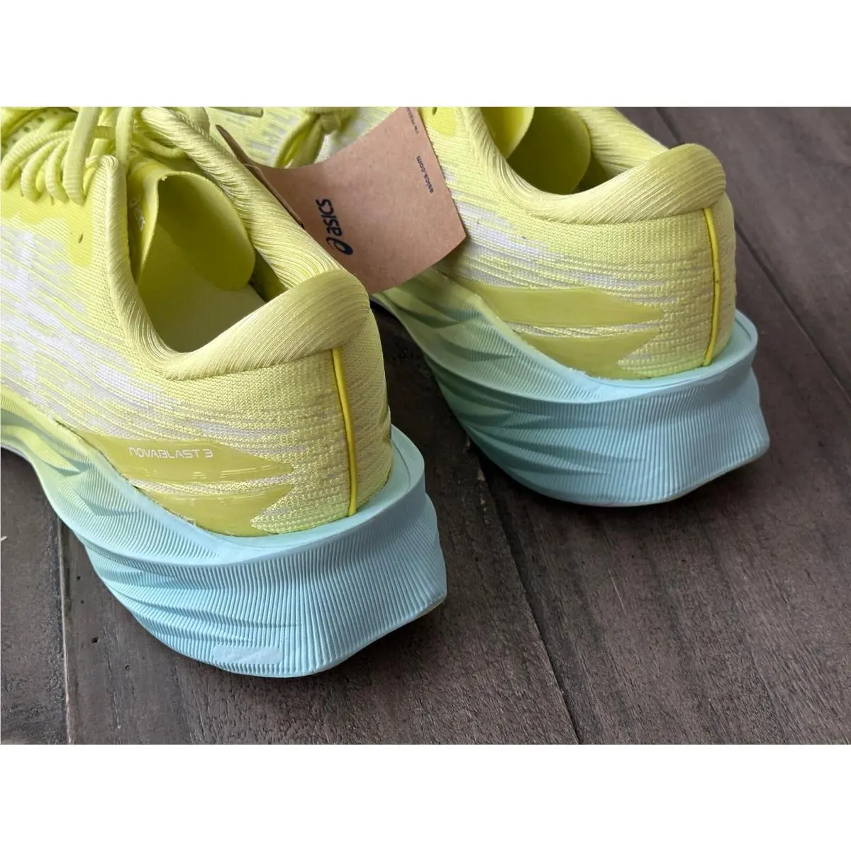 Asics shoes - Asics Novablast 3 - Novablast - 1011B458-751 - Glow Yellow/White (UPC: 196074842001) 8