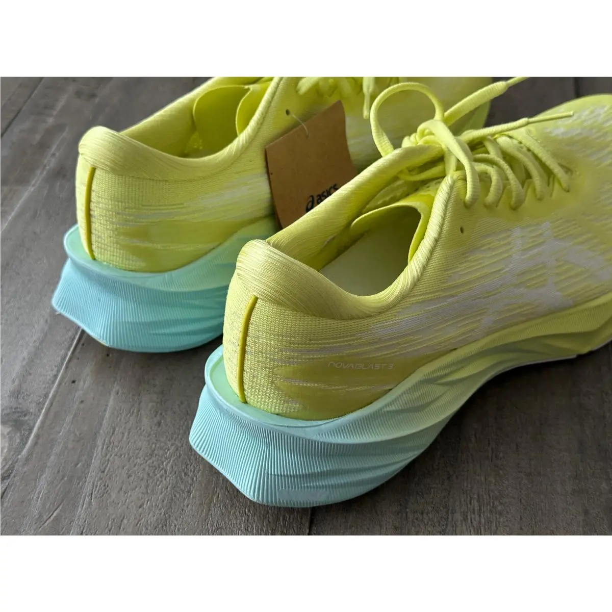 Asics shoes - Asics Novablast 3 - Novablast - 1011B458-751 - Glow Yellow/White (UPC: 196074842001) 11